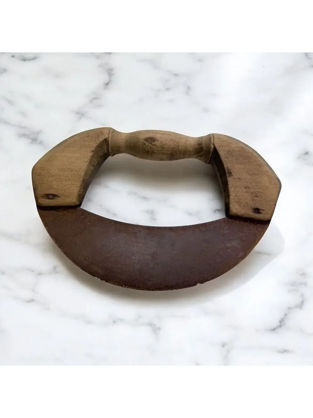 Antique Ulu Kitchen Chopping Knife Hand Forged